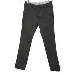 Hollister Men's Green Pants Skinny Chino Epic Flex Size W28 L30